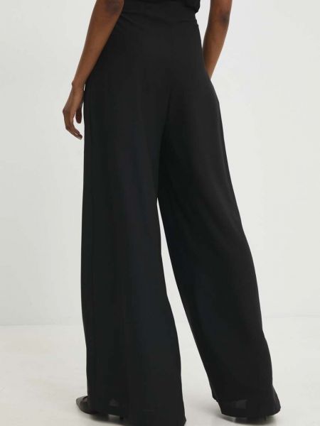 Pantaloni cu talie înaltă Answear Lab negru