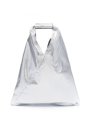 Nakupovalna torba Mm6 Maison Margiela srebrna