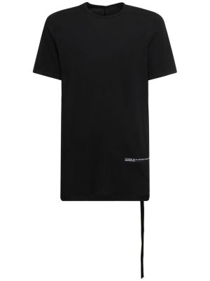 Bavlněná košile jersey Rick Owens Drkshdw černá