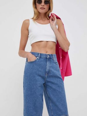 Szorty jeansowe z wysoką talią Calvin Klein Jeans