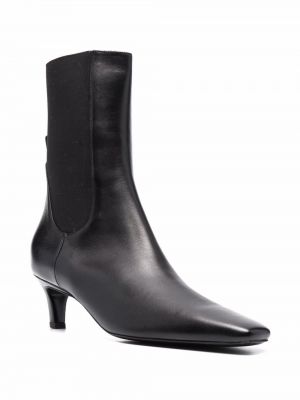 Ankle boots na obcasie Toteme czarne