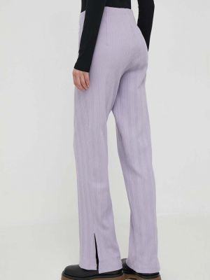 Sportovní kalhoty Calvin Klein Jeans fialové