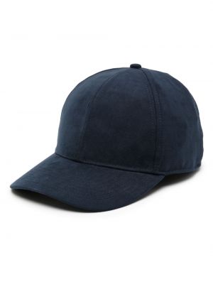 Siuvinėtas kepurė su snapeliu Hackett mėlyna
