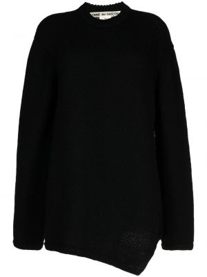 Ασύμμετρος μάλλινος πουλόβερ Comme Des Garçons μαύρο