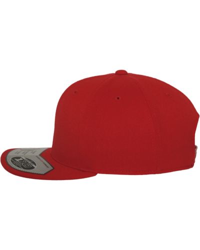 Cappello con visiera aderente Flexfit rosso
