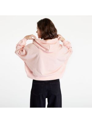Mikina s kapucí jersey Nike růžová