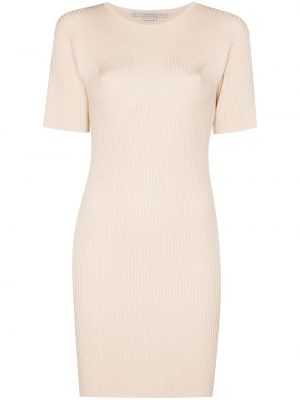 Pletena mini haljina Stella Mccartney bijela