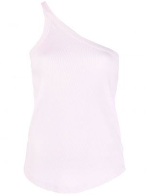 Top aus baumwoll Halfboy pink