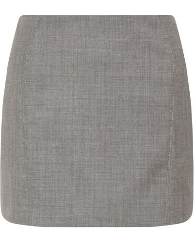 Vlněné mini sukně St.agni šedé