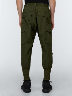 Cargo kalhoty z nylonu Y-3 zelené