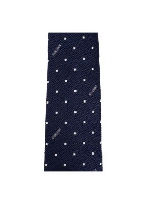 Corbata de seda Moschino azul