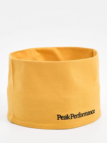 Czapka z daszkiem Peak Performance żółta