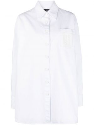 Košile s knoflíky Raf Simons bílá