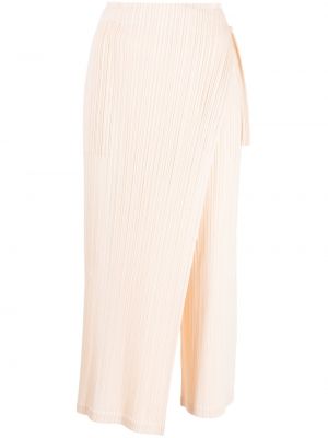 Spodnie Pleats Please Issey Miyake - Beżowy
