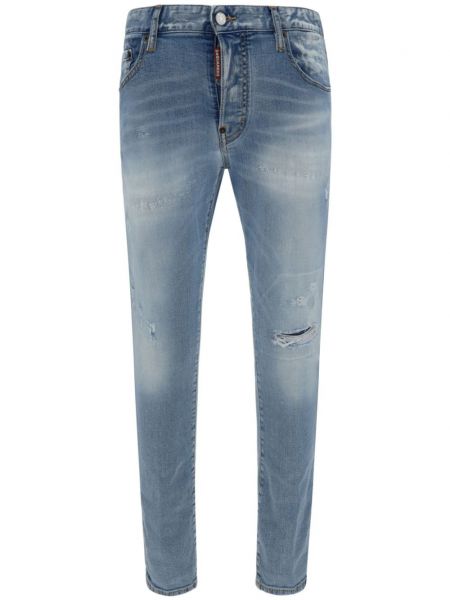 Skinny jeans med lommer Dsquared2 blå