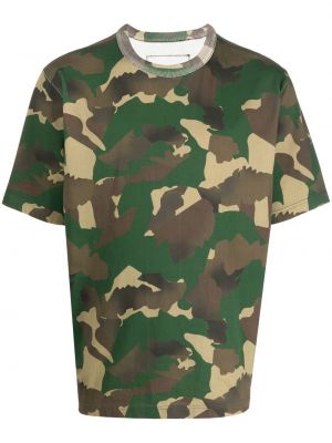 T-shirt à imprimé à imprimé camouflage Heron Preston
