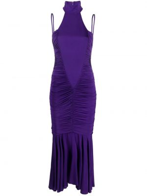 Vakarinė suknelė Versace Jeans Couture violetinė