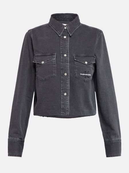 Джинсовая блузка Calvin Klein Jeans черный