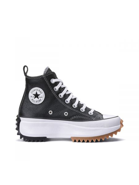 Zapatillas con plataforma de estrellas Converse negro