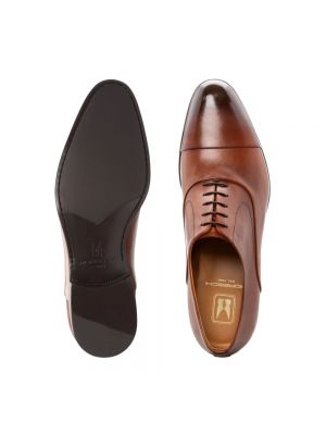 Zapatos oxford de cuero Moreschi marrón