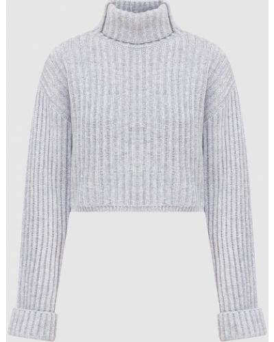 Укорочений кашеміровий светр Brunello Cucinelli, сірий