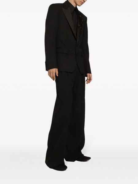 Uzvalks ar ziediem Dolce & Gabbana melns
