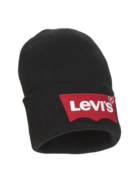 Oversized čiapka Levi's čierna