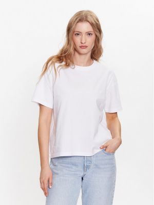 Voľné priliehavé tričko American Vintage biela