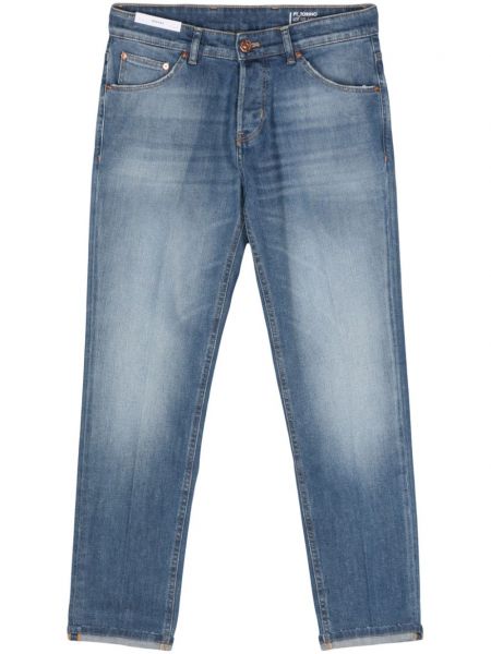 Zúžené džínsy Pt Torino modrá