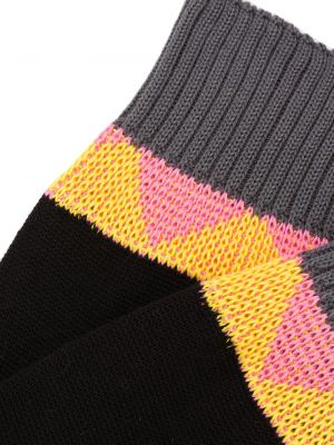 Pruhované ponožky Prada černé