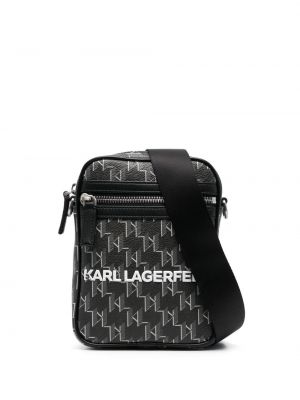 Torba za preko ramena Karl Lagerfeld crna