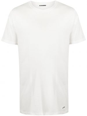 T-shirt trasparente Jil Sander bianco