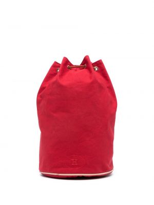 Памучна раница Hermès червено