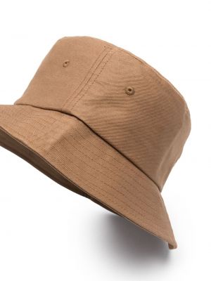 Haftowany kapelusz Stussy brązowy