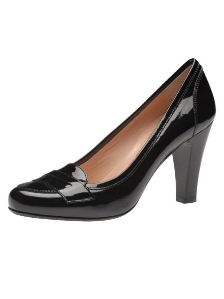 Черные туфли на каблуке на высоком каблуке Evita