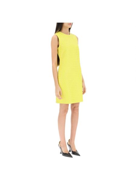 Sukienka mini Bottega Veneta żółta
