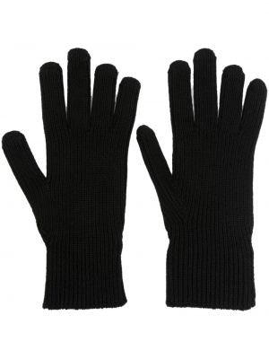 Вълнени ръкавици Moncler черно