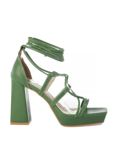 Pantofi cu platformă Trendyol verde
