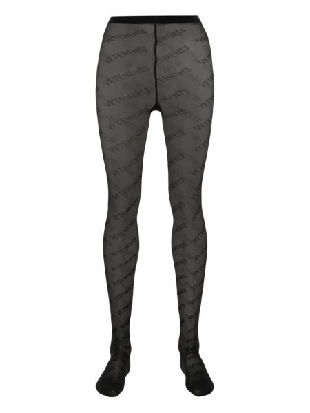 Jacquard leggings Vetements sort