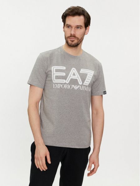 Тениска Ea7 Emporio Armani сиво