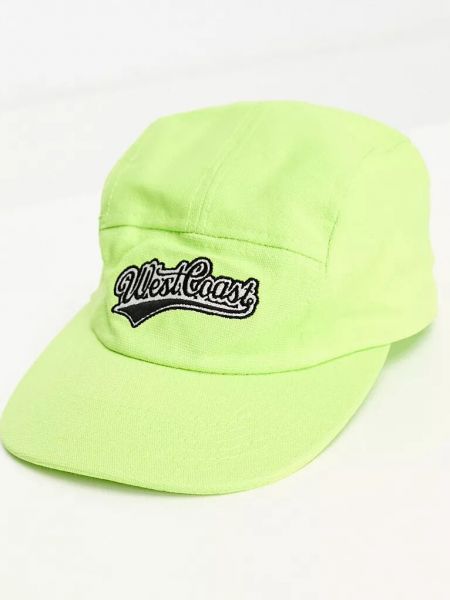 Хлопковая льняная кепка Svnx зеленая