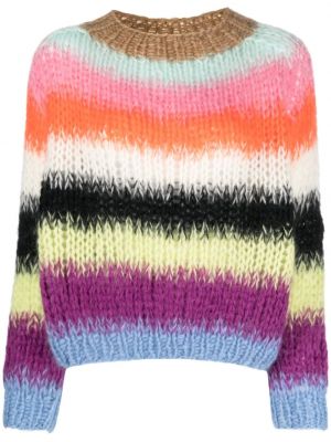 Пуловер с градиентным принтом Maiami бежово