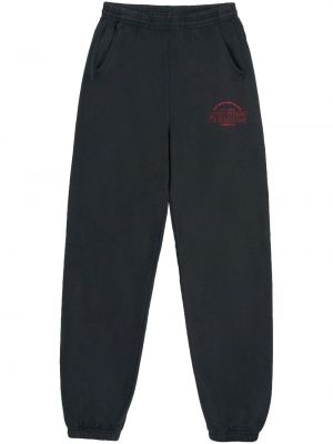 Pantaloni cu imagine Sporty & Rich negru