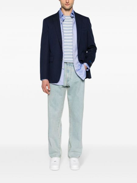 Puuvillased mustriline tikitud lühikesed püksid Polo Ralph Lauren
