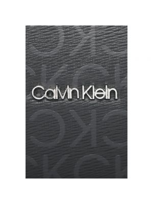 Shopperka z nadrukiem Calvin Klein czarna