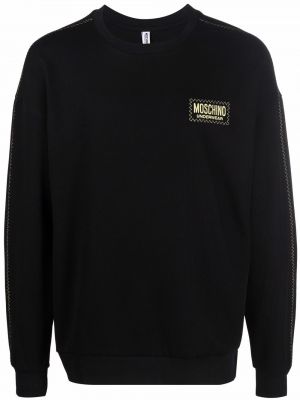 Trykt sweatshirt Moschino svart