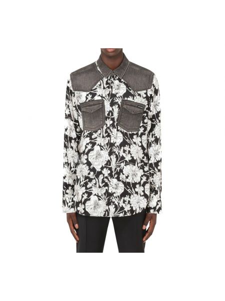Camisa vaquera de flores Dolce & Gabbana