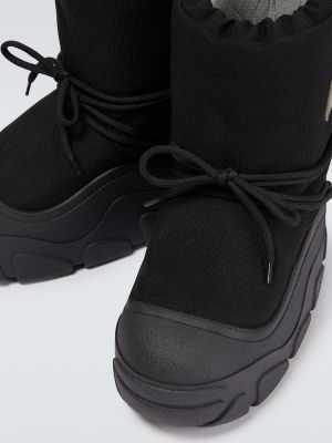 Зимни обувки за сняг на платформе Acne Studios черно