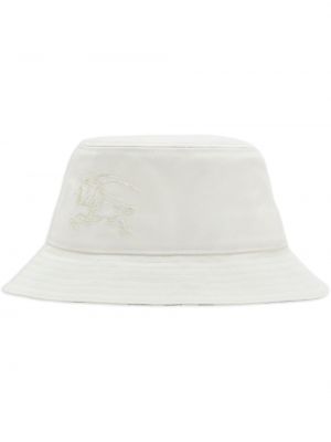 Siuvinėtas kepurė Burberry balta
