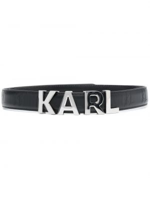 Kožený opasok Karl Lagerfeld